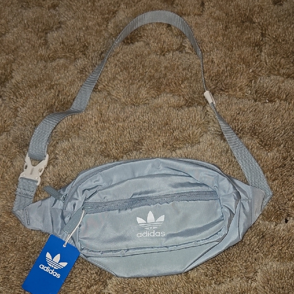 Adidas Light Blue Waist Bag